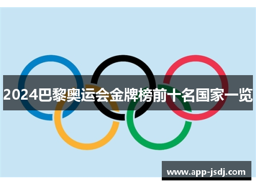 2024巴黎奥运会金牌榜前十名国家一览